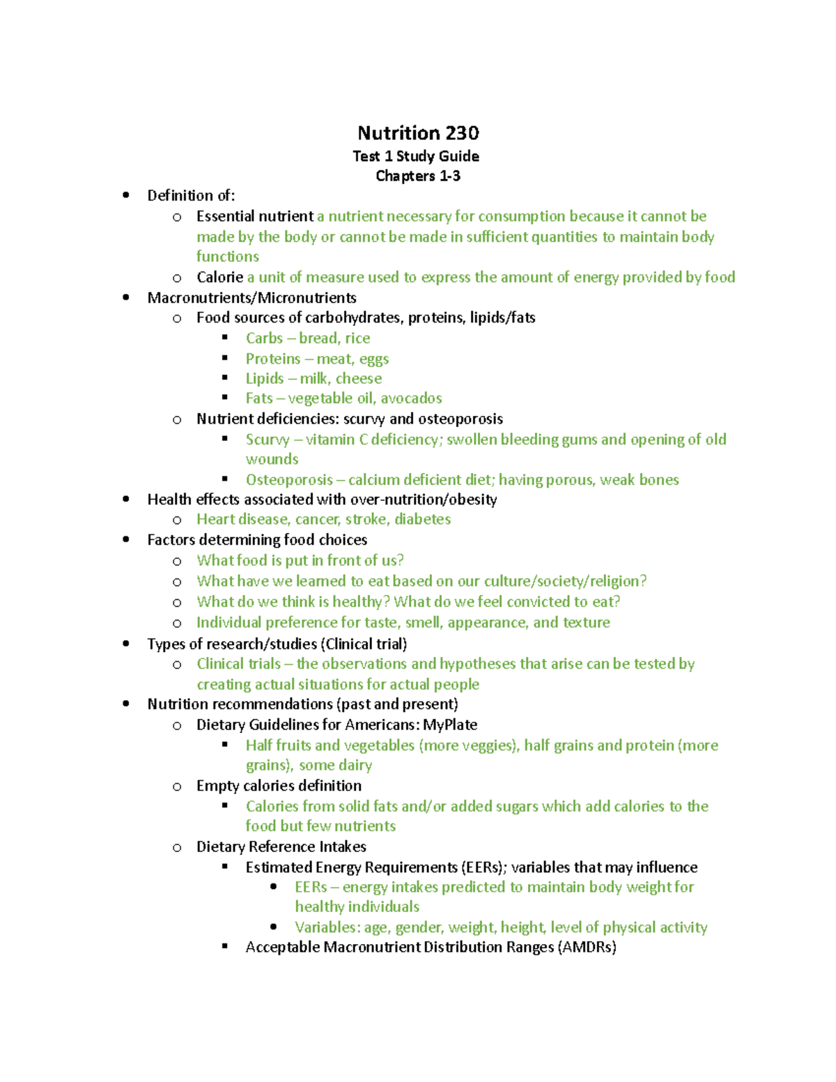 3.12 Unit Test Nutrition – Part 1 – Demystifying the Basics