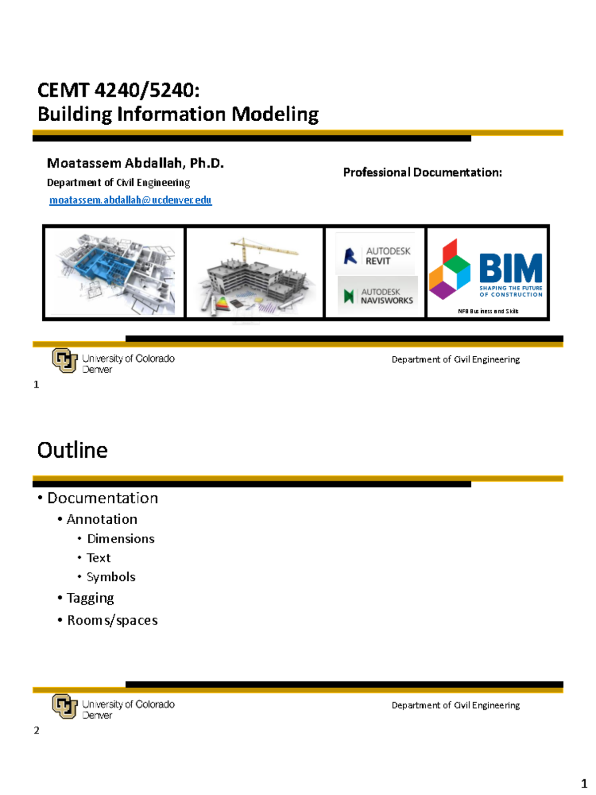 8.1 Documentation - lecture notes - Department of Civil Engineering ...