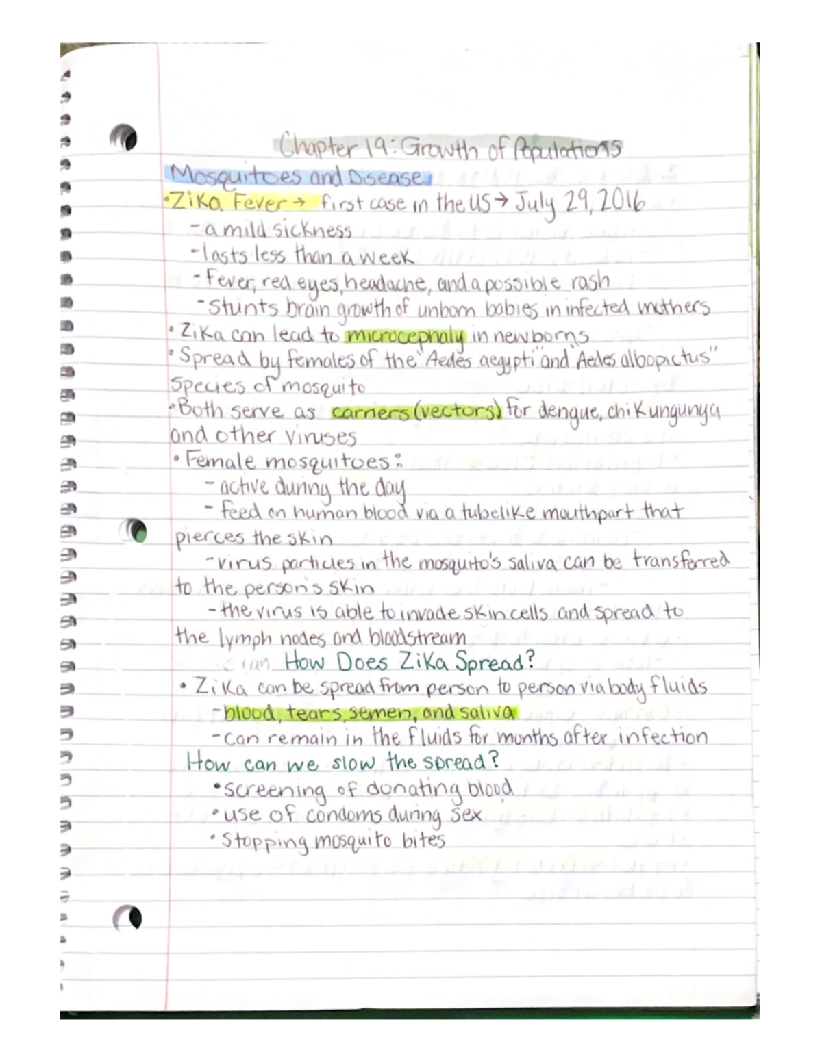 Chapter 19 Notes - BIO 134 - Studocu