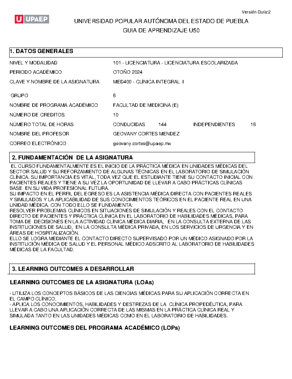 GU%C3%8DA+DE+ Aprendizaje+CL%C3%8 Dnica+ Integral+GPO+6 - GUIA DE ...
