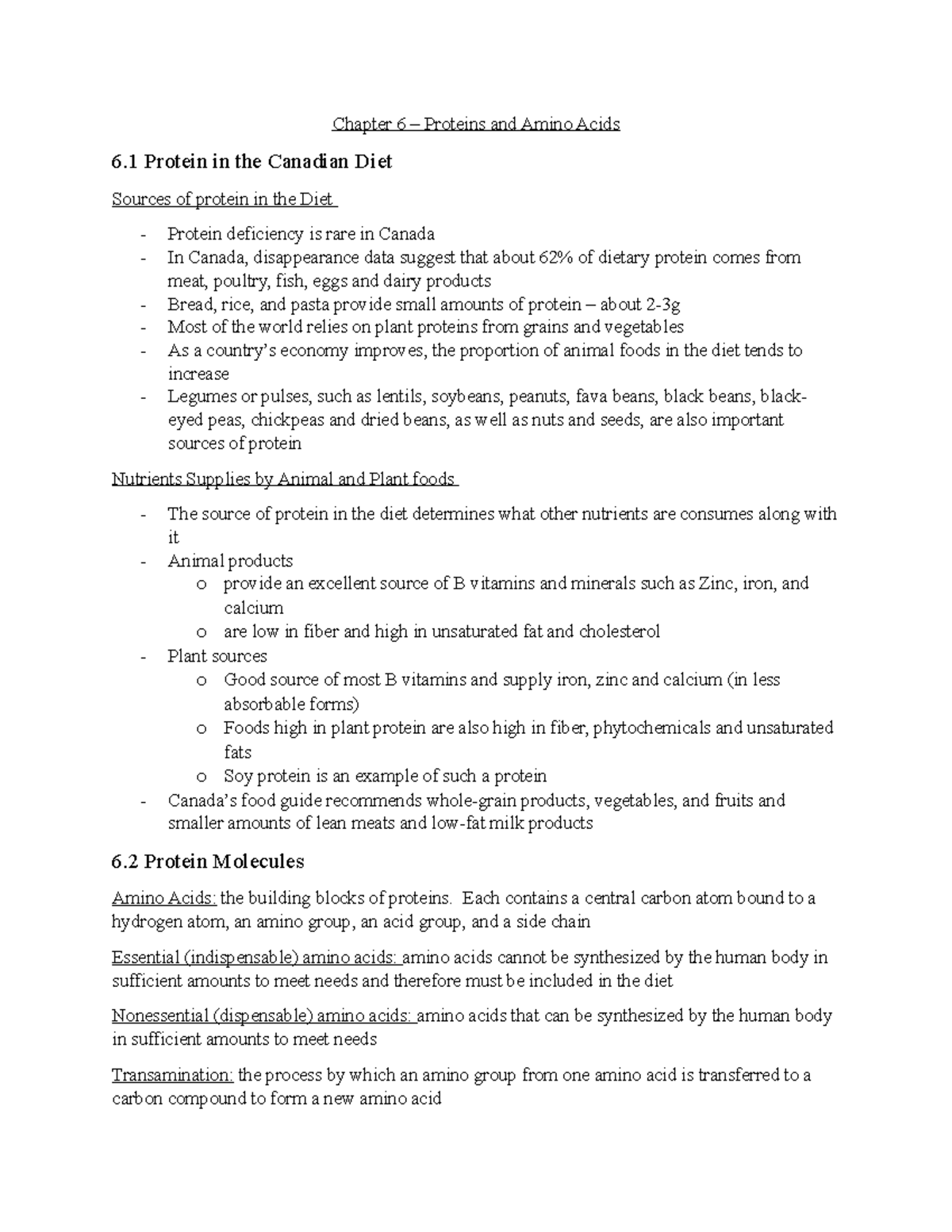 ch 6 case study protein adequacy