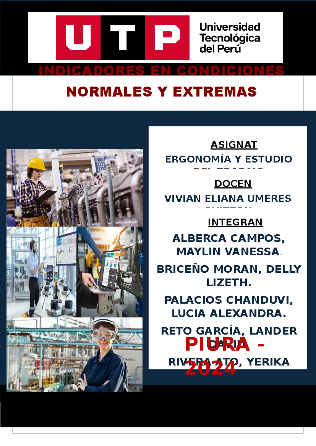 Laboratorio 4 DE Ergonomia - Procedimiento: ASIGNAT ERGONOMÍA Y ESTUDIO ...