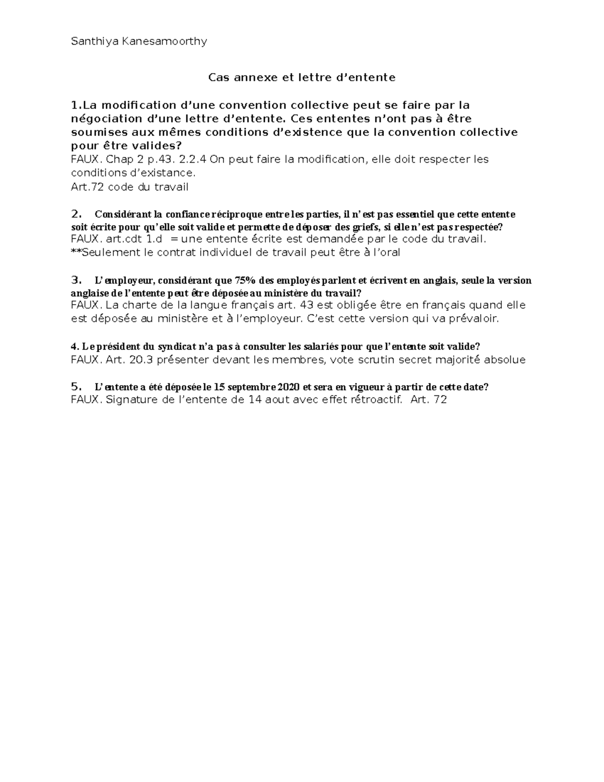 ORH5435 - Cas annexe et lettre d - Santhiya Kanesamoorthy Cas annexe et ...