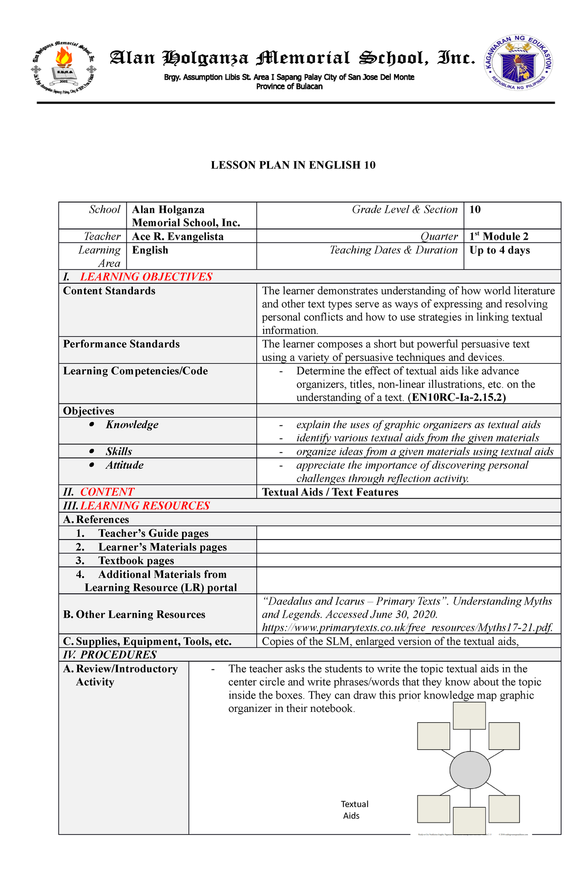 2-lp-textual-aids-text-features-grade-10-1q-lesson-plan-in