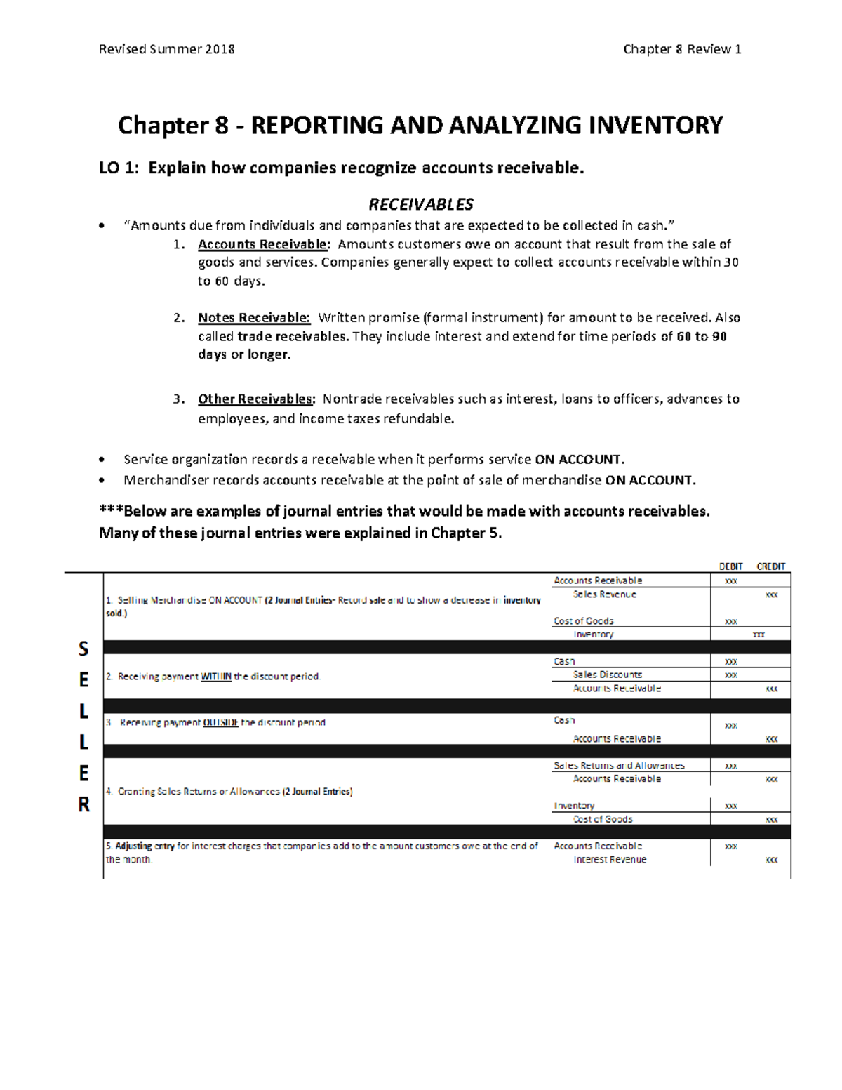 Chapter 8 Review - practice material to help study - Chapter 8 ...