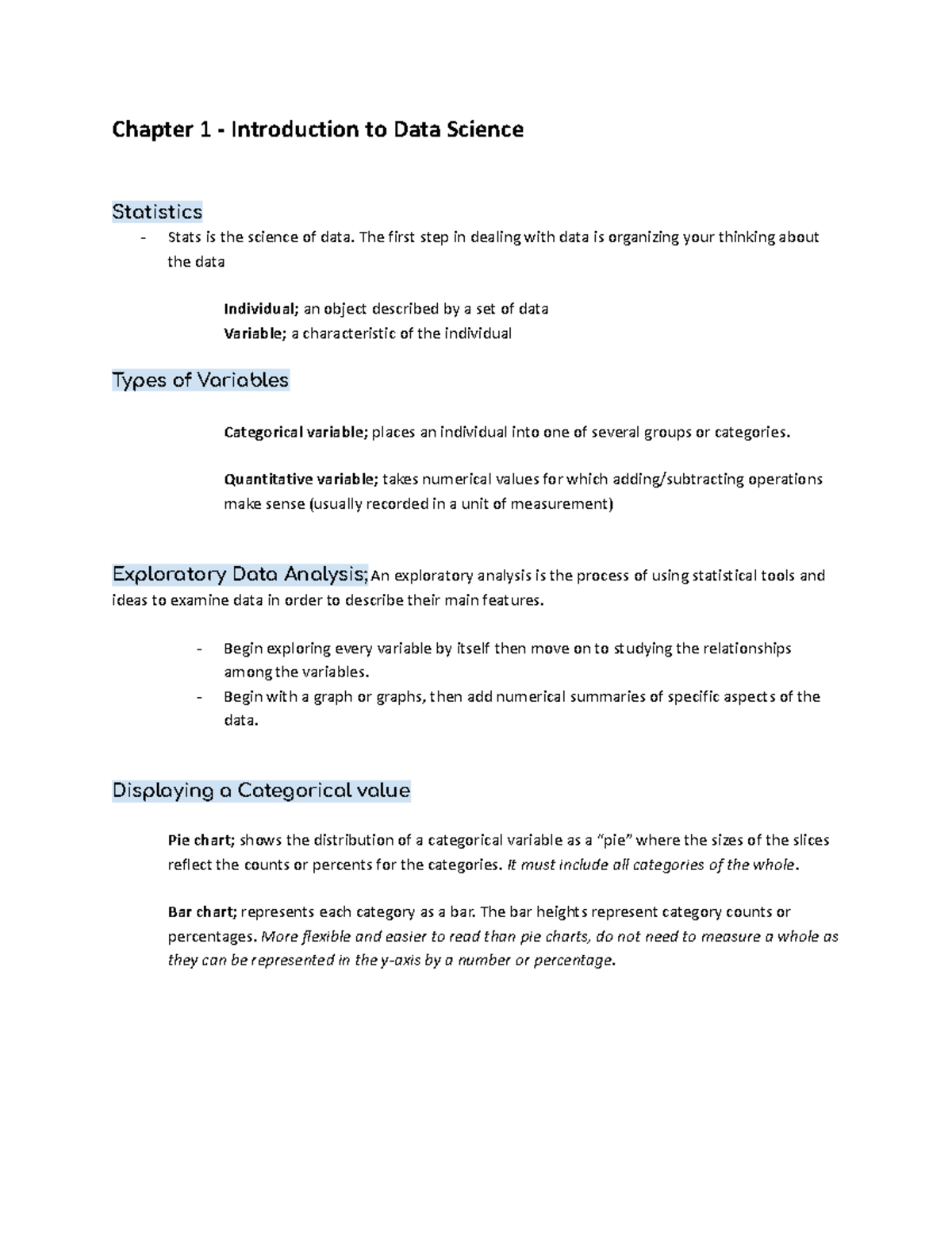 Data Sci - Chapter 1 - lecture 1 - Chapter 1 - Introduction to Data ...