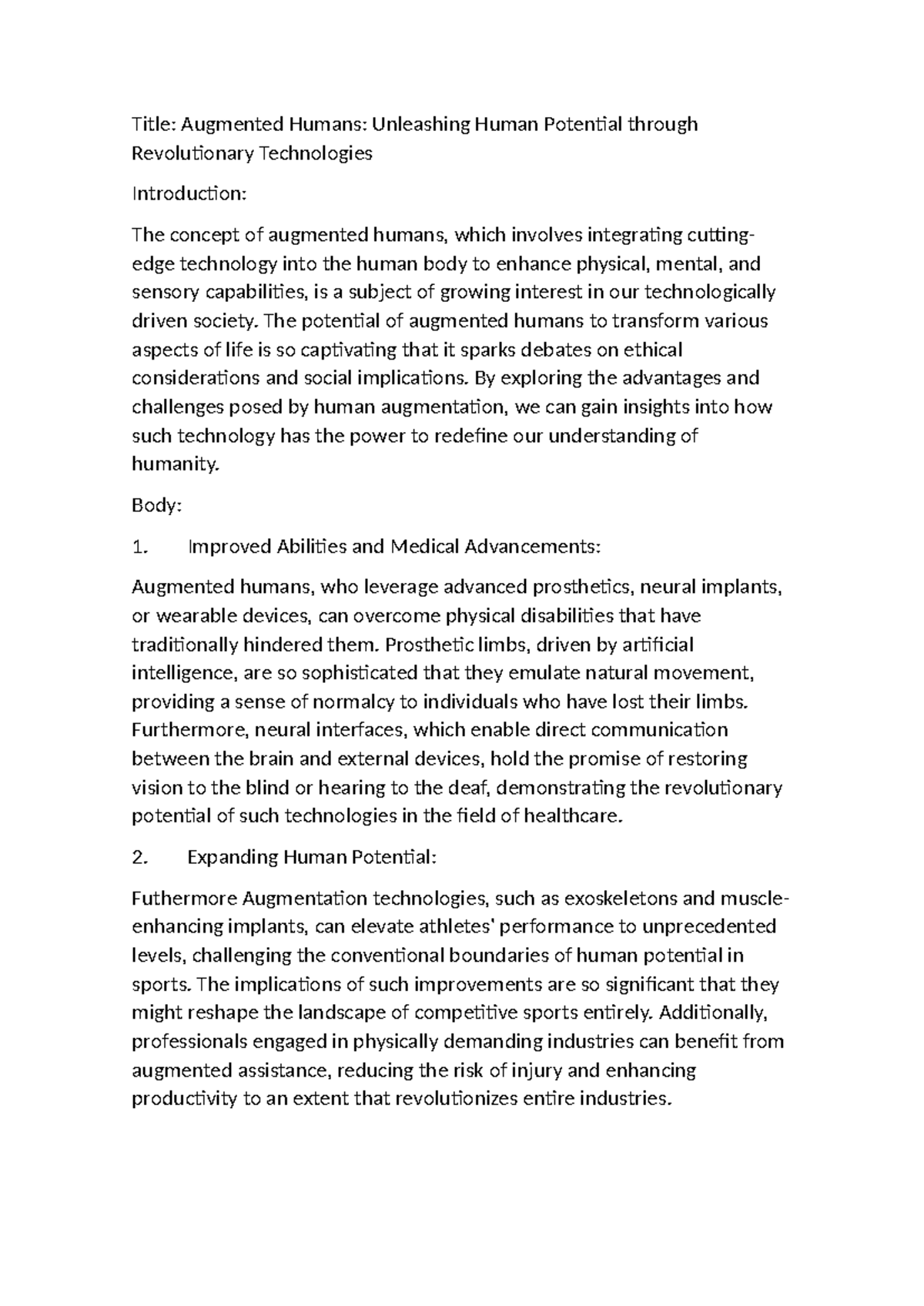 ALP - EVALUACION AP - Title: Augmented Humans: Unleashing Human ...