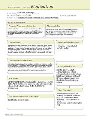 Vitamin K - ati drug cards for various medications - ACTIVE LEARNING ...