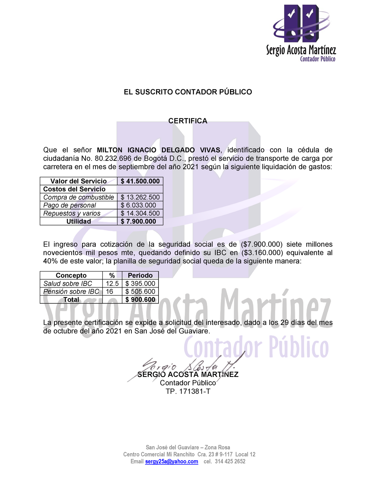 Arriba Imagen Modelo De Certificacion De Contador