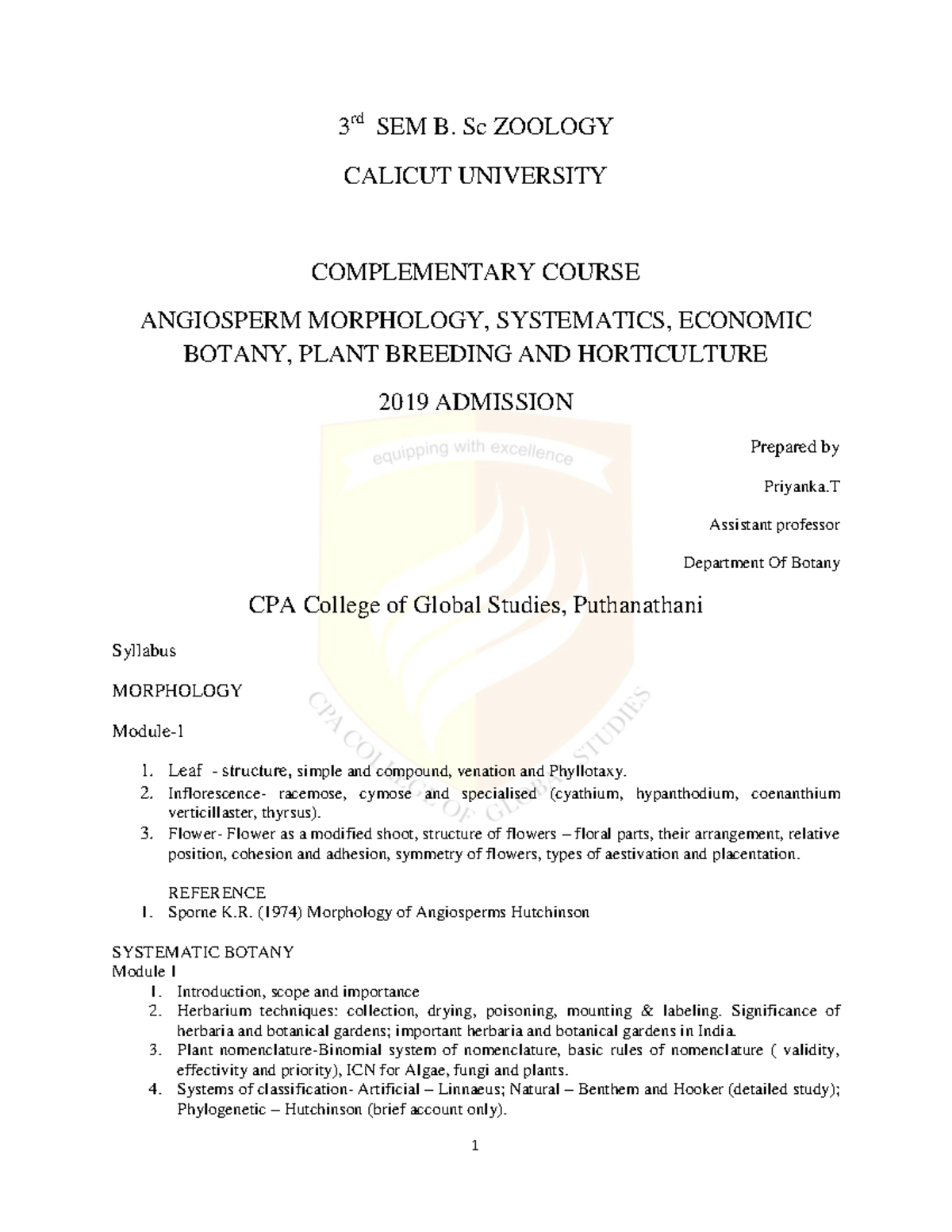 1642064886 economic botany pdf 3 rd SEM B. Sc ZOOLOGY CALICUT