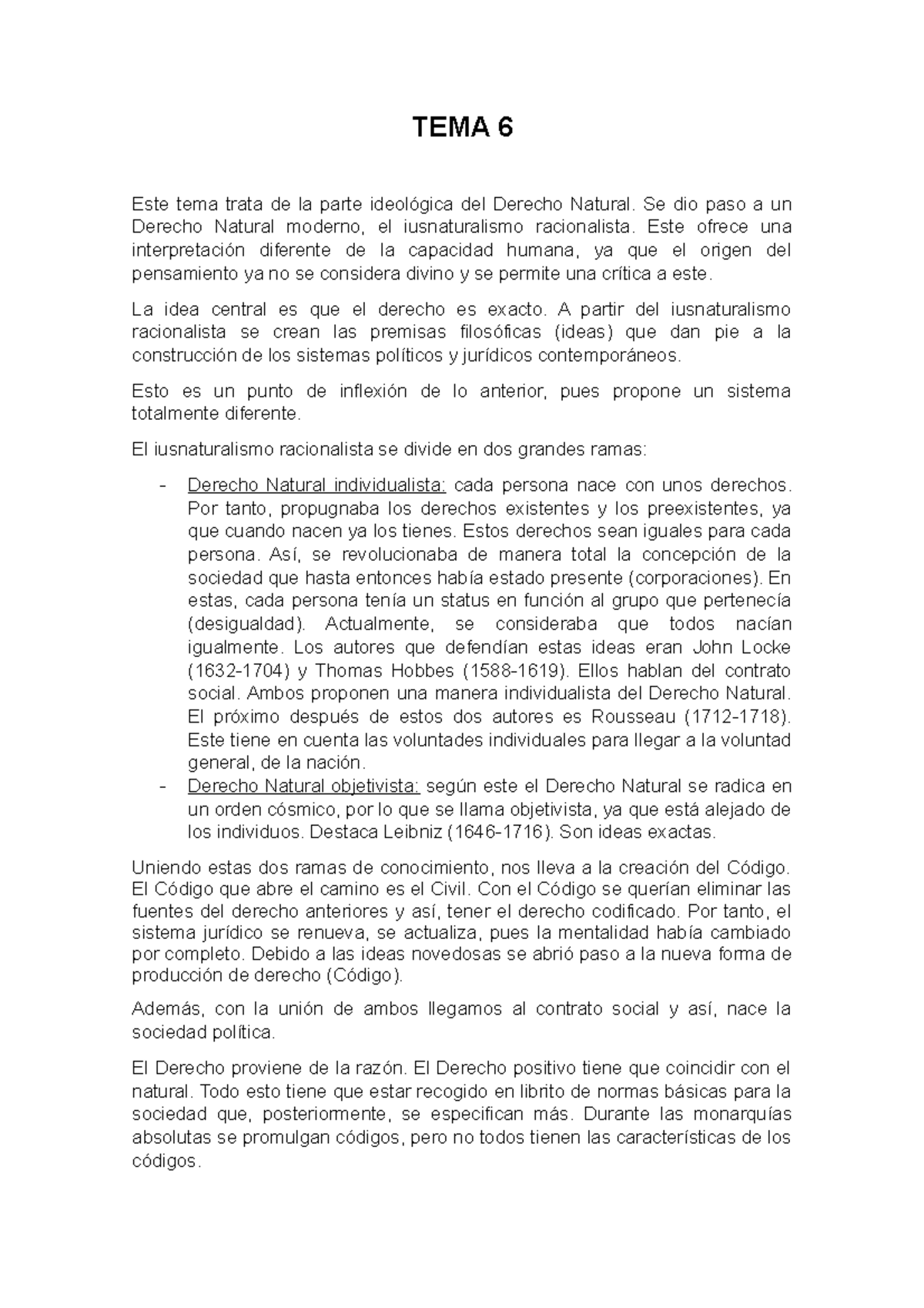 TEMA 6 - Tema 6 de apuntes cogidos en clase - TEMA 6 Este tema trata de ...