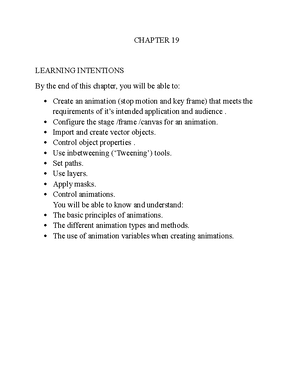 Chapter 19 - lecture notes about it