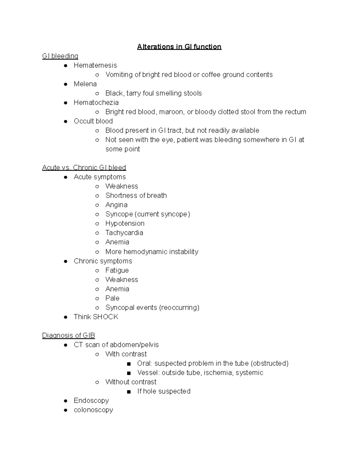 alterations-in-gi-chronic-gi-bleed-acute-symptoms-weakness-shortness