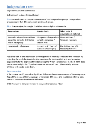 Statistical Test Examples - STATISTICAL TEST EXAMPLE Now that you are ...
