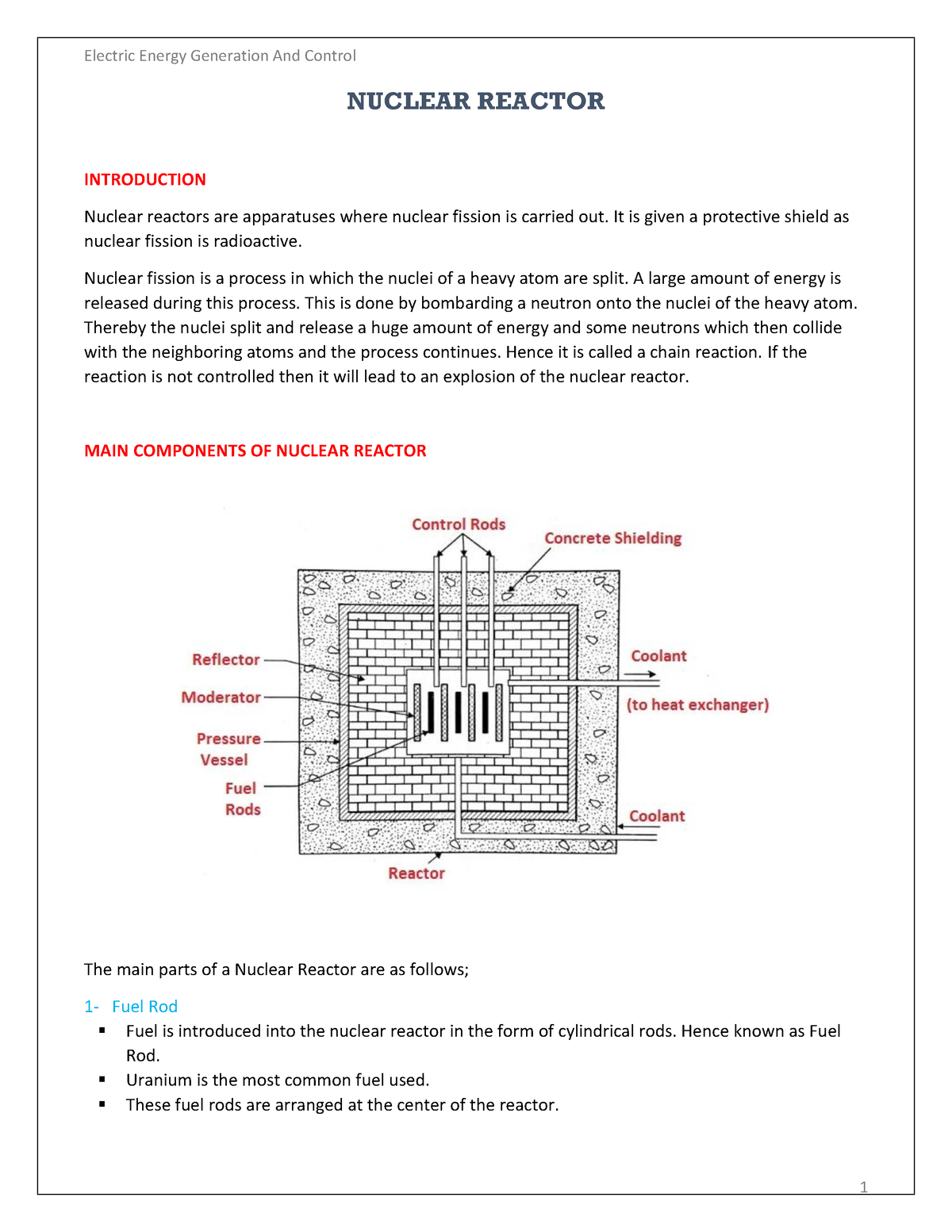 Nuclear Reactor - NUCLEAR REACTOR INTRODUCTION Nuclear Reactors Are ...