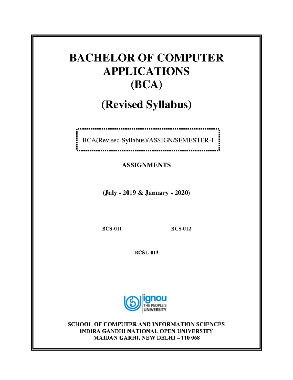 BCA - basic maths - Warning: TT: undefined function: 32 BACHELOR OF ...