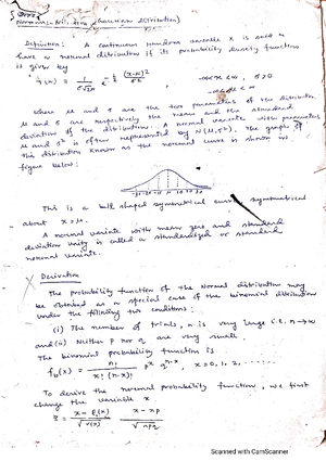 Probility-1 Sabina Islam - Basic Statistics - Studocu