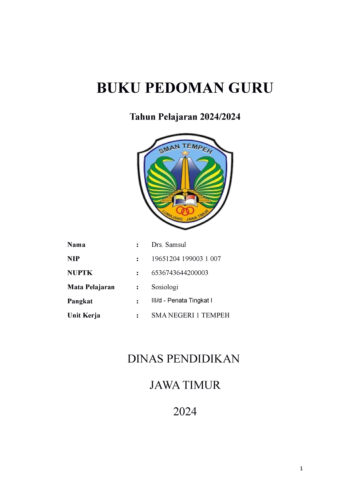 BUKU Pedoman GURU Sosiologi 2324 - BUKU PEDOMAN GURU Tahun Pelajaran ...