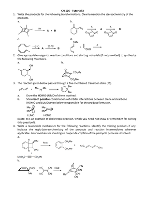 Lecture 5&6 - Lecture 5: Properties of Stereoisomers and Conformational ...