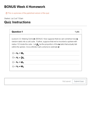 Bonus Week 7 Homework (Fall, Spring) - BONUS Week 7 Homework This is a ...