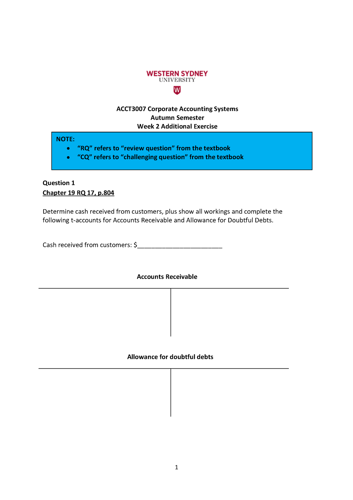 acct3007-week-2-additional-exercise-acct3007-corporate-accounting