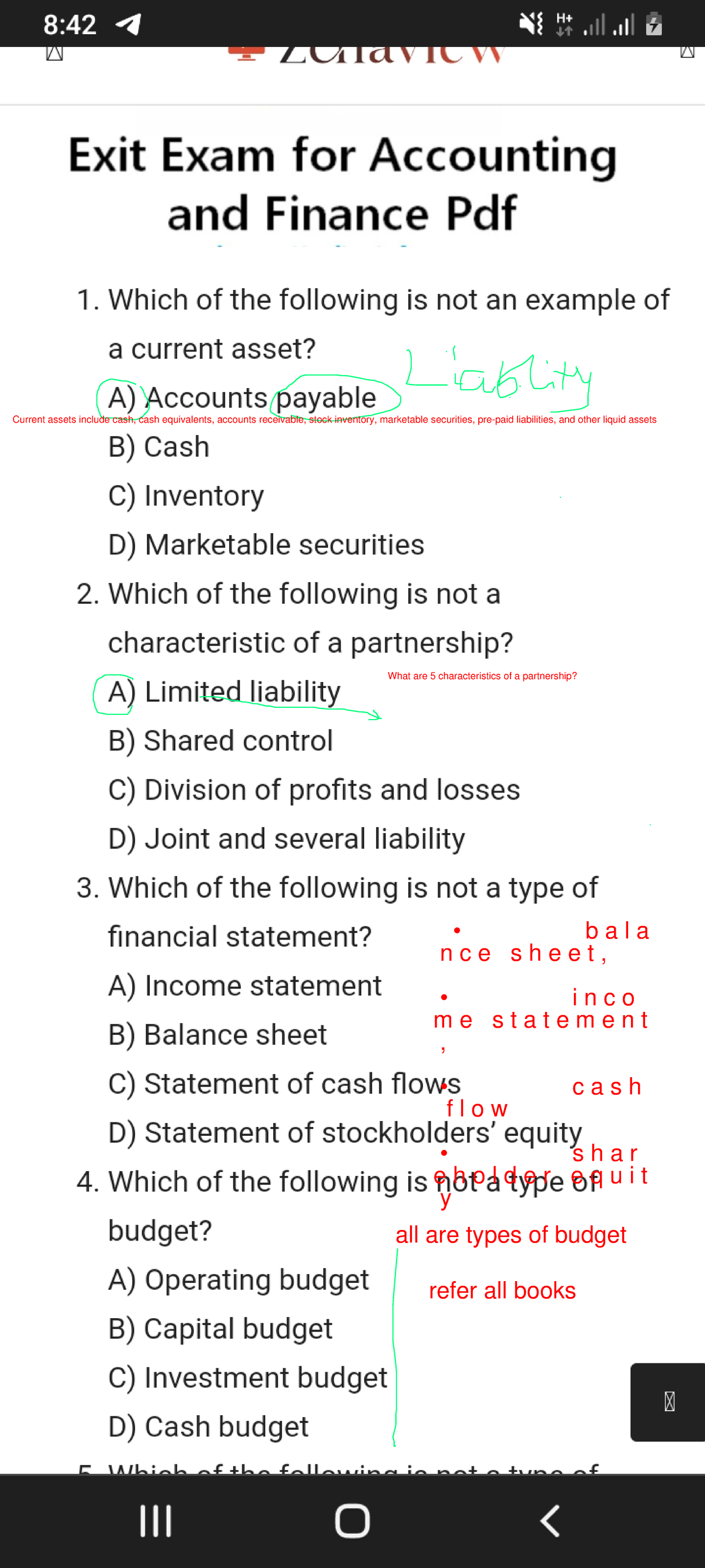 Exit Exam Accounting-1 - Accounting And Finance - Studocu