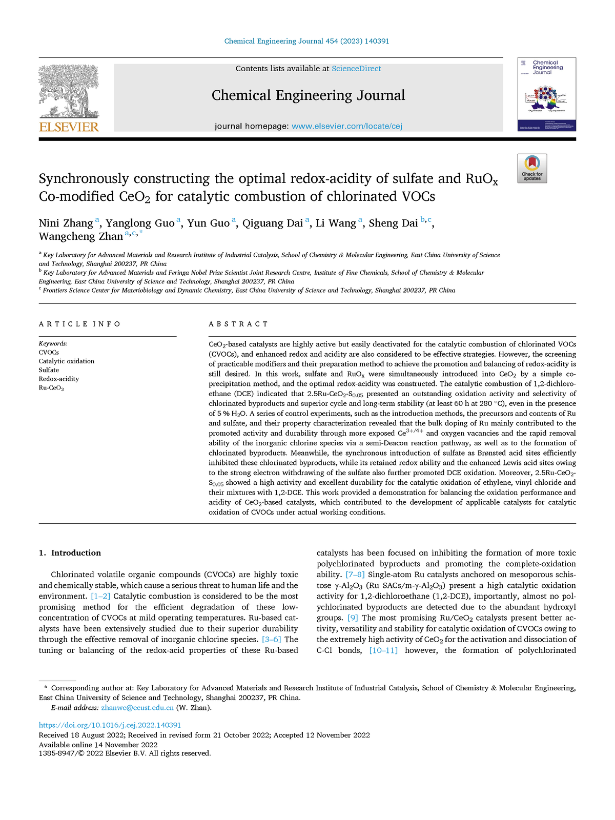 3- 1-s2 - Articulos - Chemical Engineering Journal 454 (2023) 140391 ...