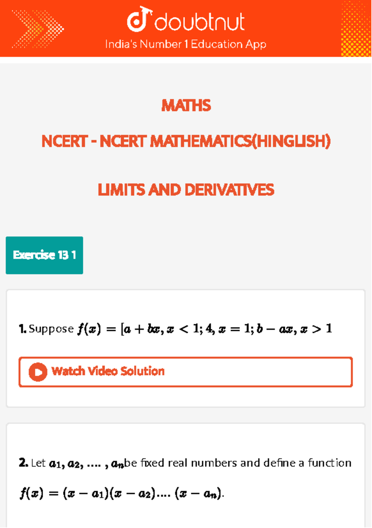 18610 books doubtnut question bank - MATHS NCERT - NCERT MATHEMATICS ...