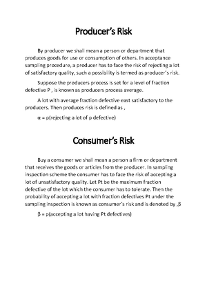 Uses of statistical quality control - Uses of SQC Sqc is a statical ...