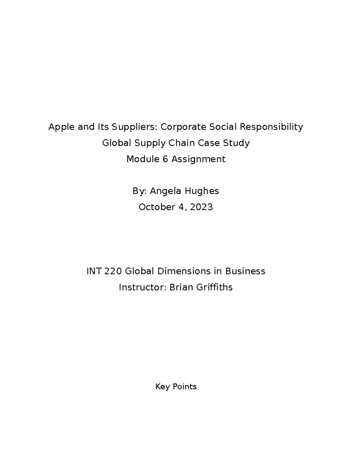 apple and its suppliers corporate social responsibility case study solution