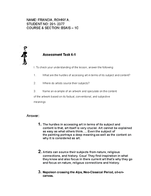 UTS Hand out 2 - GEC- Understanding the self - Warning: TT: undefined ...