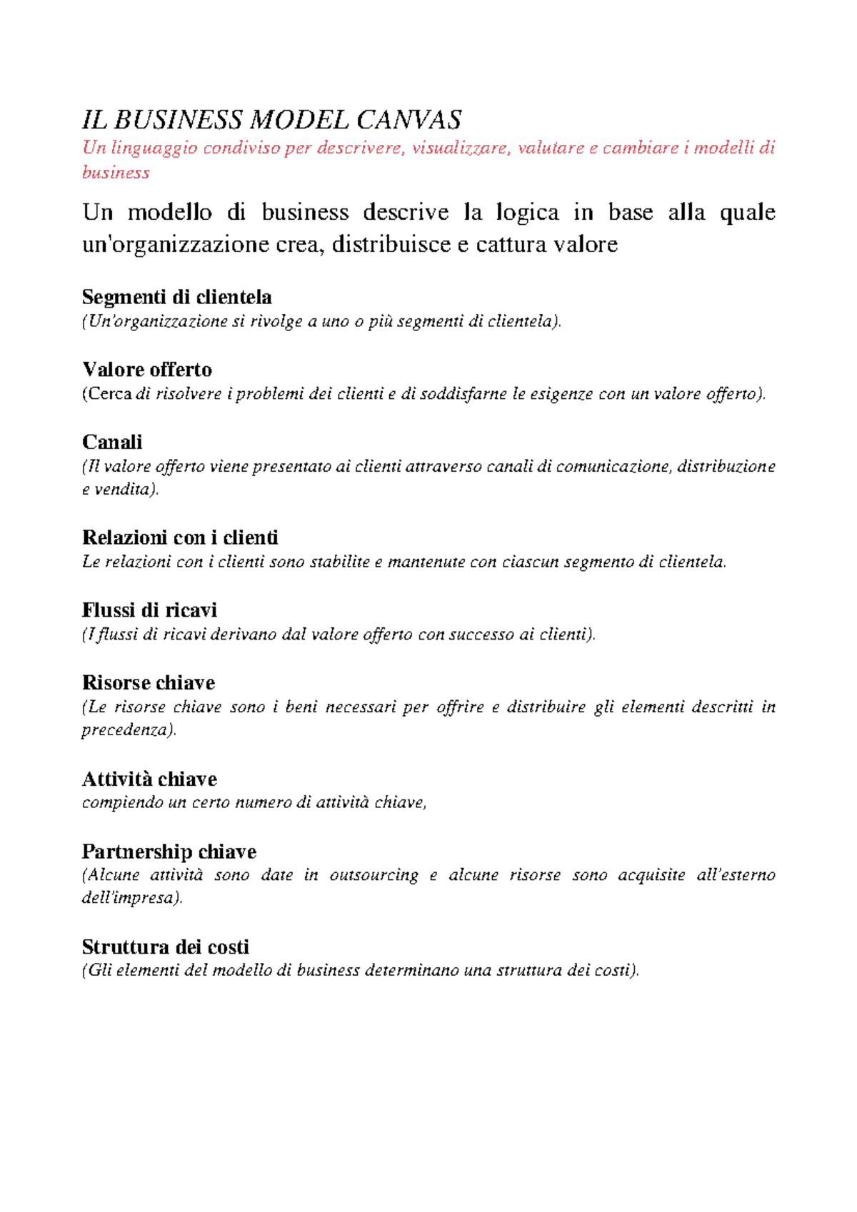 Business plan tesina di economia aziendale 03 picture