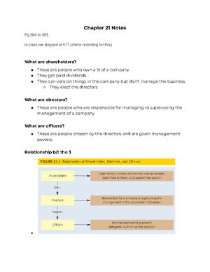 Chapter 1 and 2 Notes - Chapter 1, 2, and Notes from Lecture Chapter 1 ...