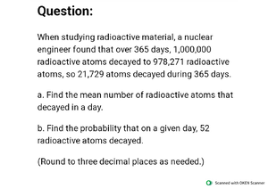 Anova ( Statistic problem) - Engineering Mathematics(Lecture Notes ...