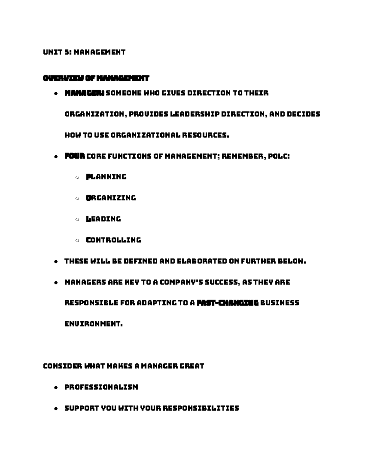 afm-132-notes-1-unit-5-management-overview-of-management-manager