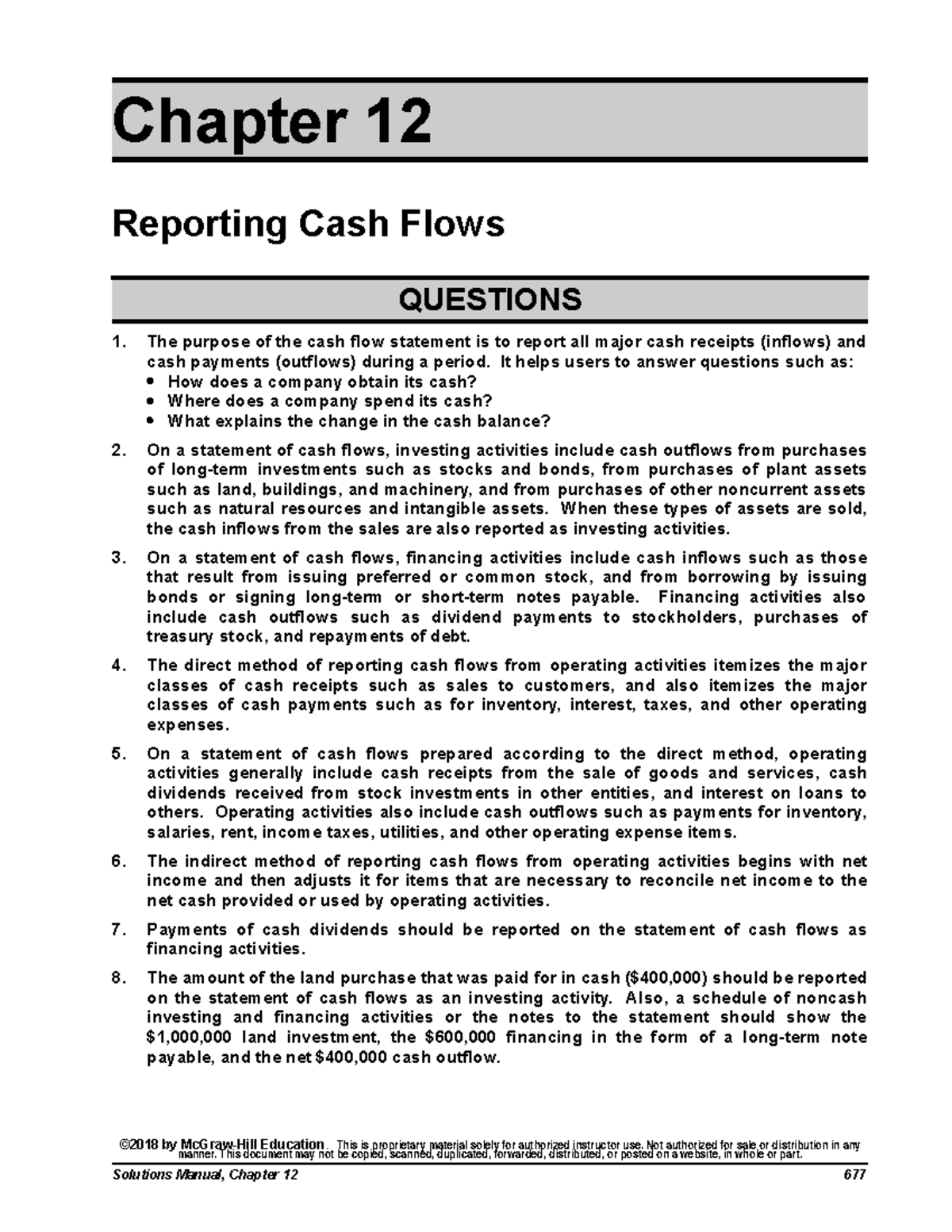 Wild Fin Man 7e SM Ch12 0677 0736 2 - Chapter 12 Reporting Cash Flows ...