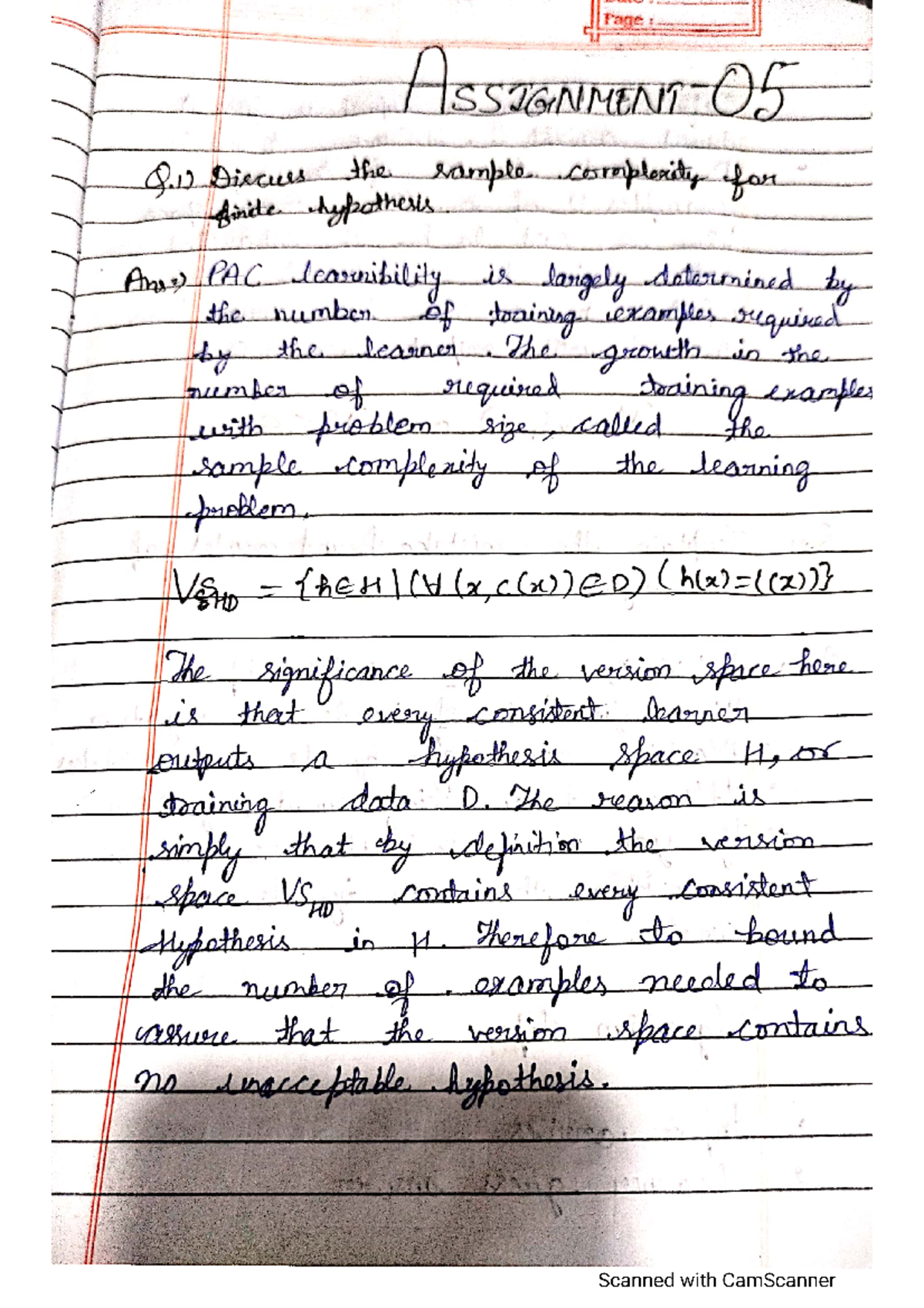 Ml Assignment 5 Machine Learning Techniques Studocu