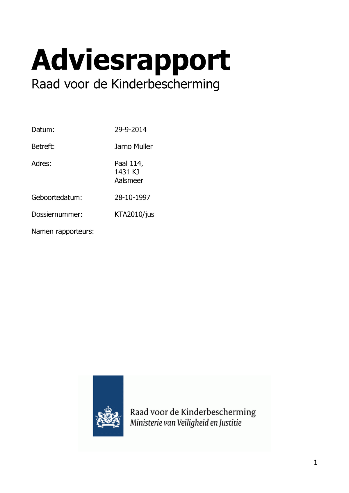 Managementsamenvatting Adviesrapport