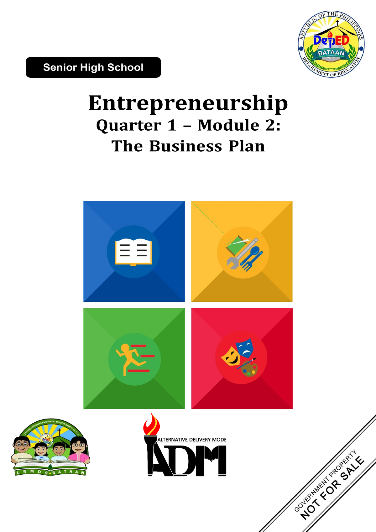 parts of business plan in entrepreneurship module