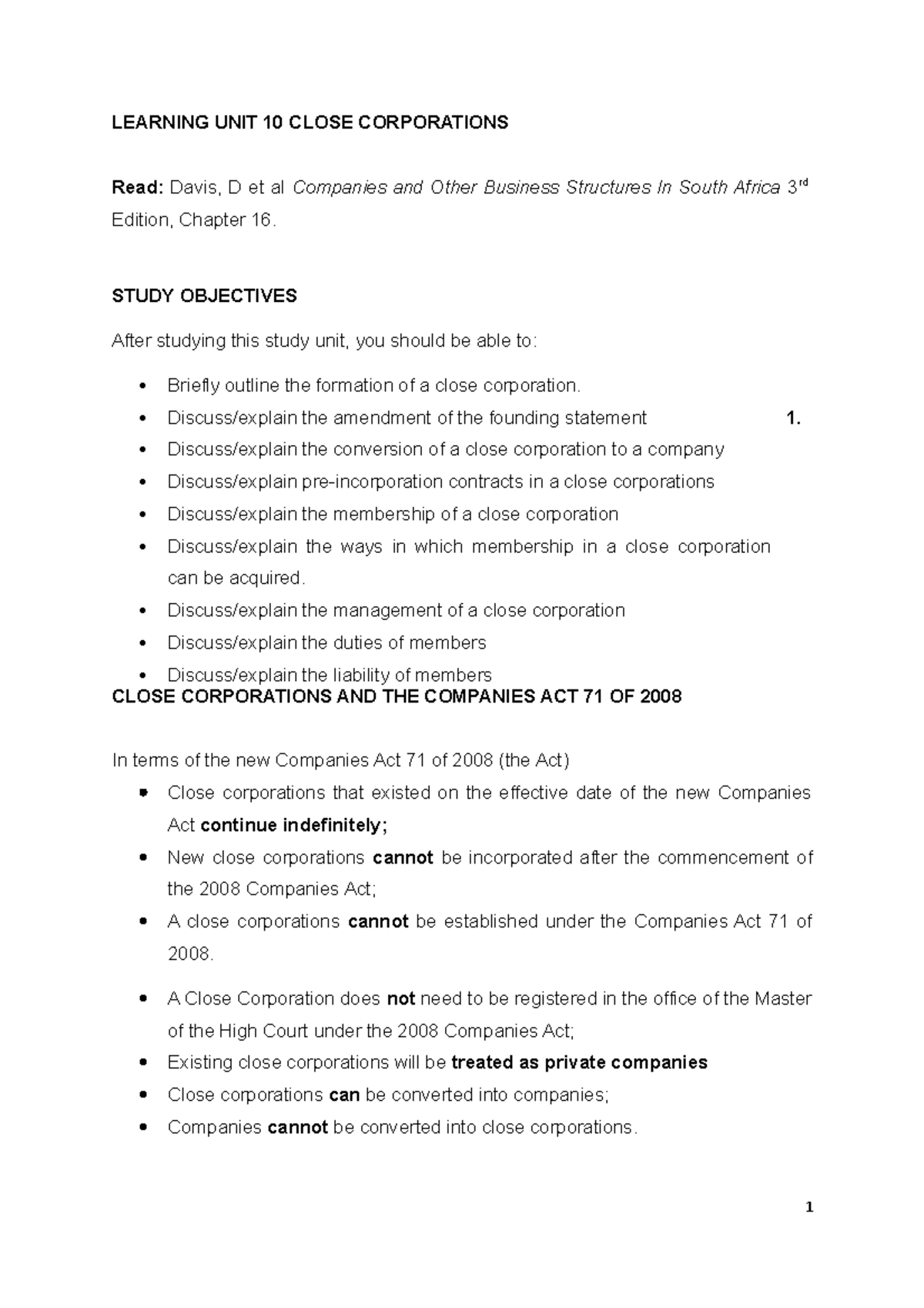 learning-unit-10-close-corporations-learning-unit-10-close