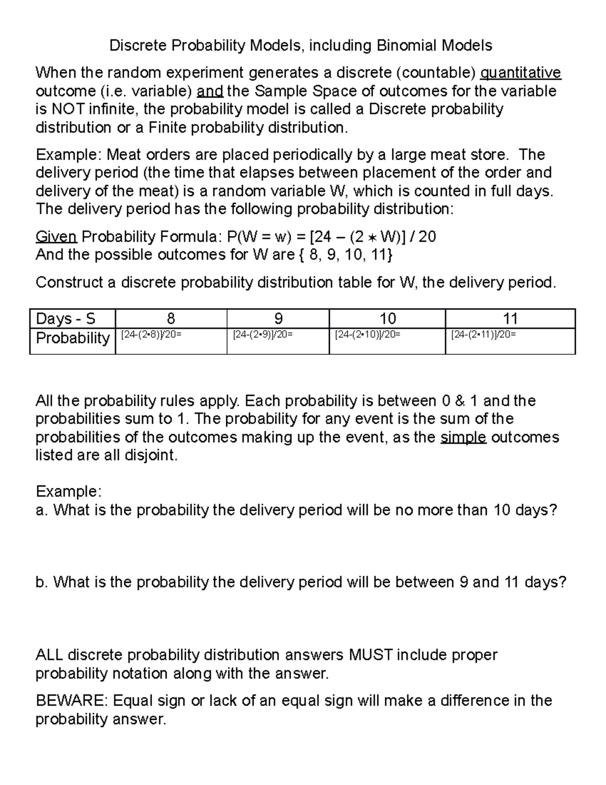 discrete-probability-models-variable-and-the-sample-space-of