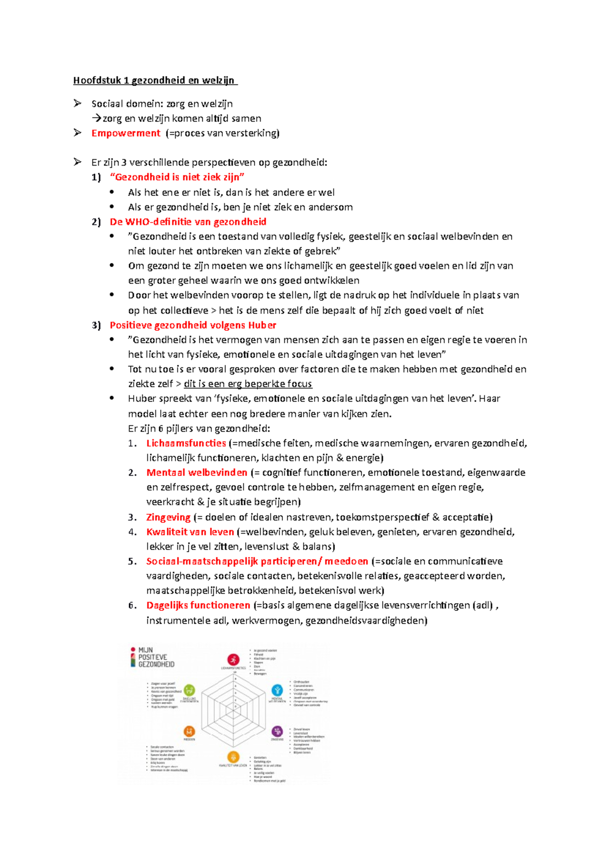 Samenvatting Gezondheidszorg Hoofdstuk 1 Tm 5 - Hoofdstuk 1 Gezondheid ...