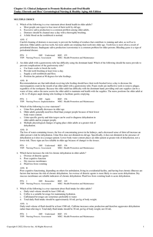 Exam View - Chapter 16 - tbtest bank - Copyright © 2022, Elsevier Inc ...