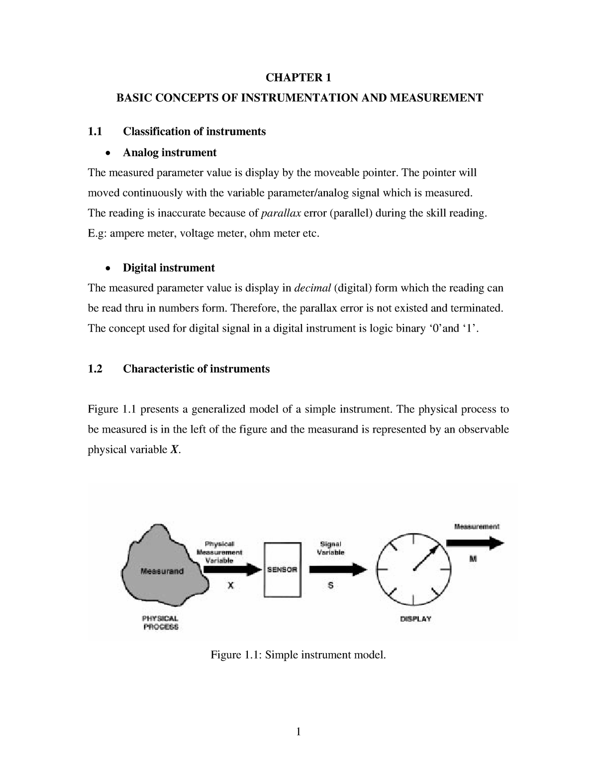 Unit 1 M AND I - Good Documents For Learning Biomedical - CHAPTER 1 ...