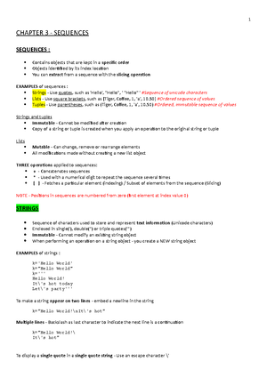 INF1511 Study Notes 2024 Chapter 1 - Data Types in Python - Integers ...