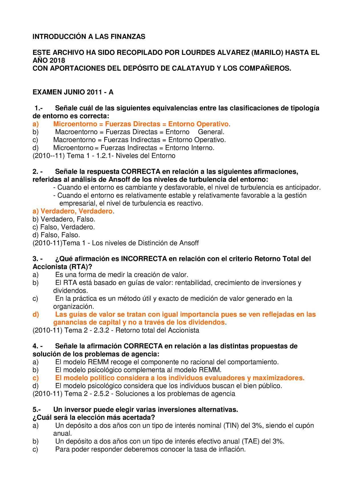 Examen De Muestra/práctica 12 Enero 2019, Preguntas Y Respuestas ...