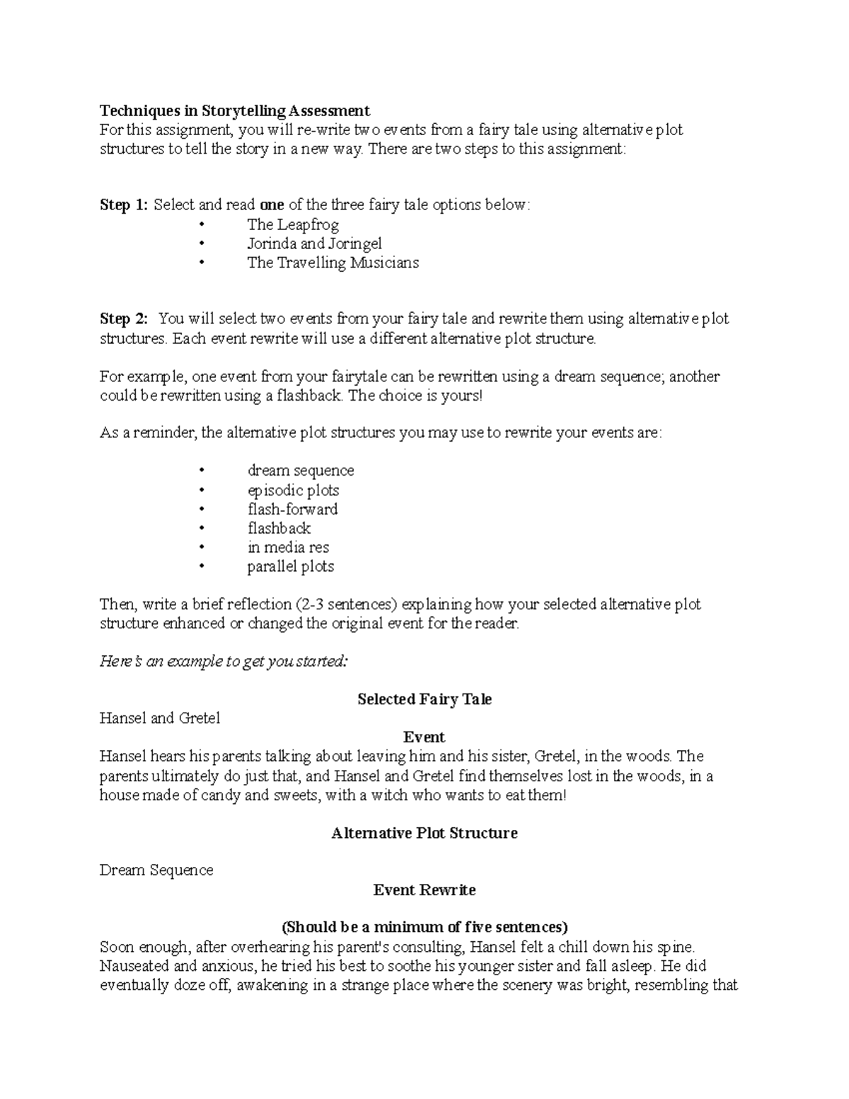 Poetryy - Poetry document - Techniques in Storytelling Assessment For ...