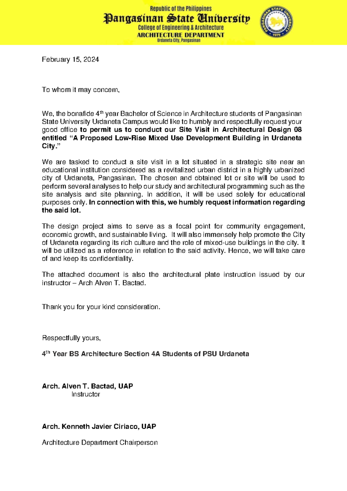 Request- Letter-ad8 - SAMPLE - February 15, 2024 To whom it may concern ...