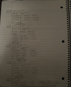 Key to exam 1 - Exam for college algebra solved with steps and very ...