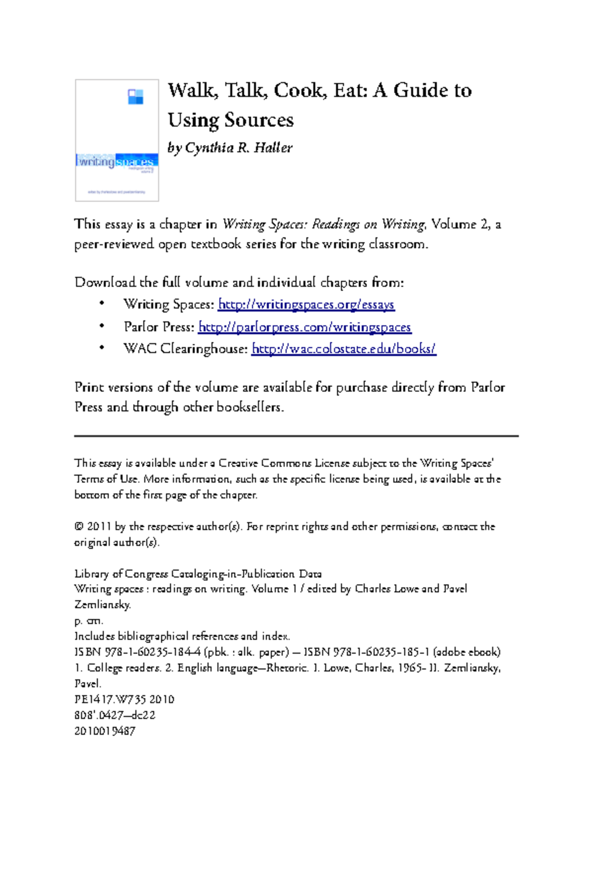 Haller walk talk cook eat - Walk, Talk, Cook, Eat: A Guide to Using ...